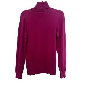 Women's Medium Gap Turtleneck Sweater Purple Stretch